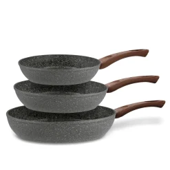 Zestaw trzech patelni granitowych Konighoffer Geos 20 cm 24 cm 28 cm