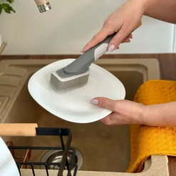 Zmywak kuchenny z pojemnikiem na płyn Tadar i zapasowa gąbka
